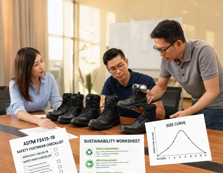 Timberland PRO footwear planning team