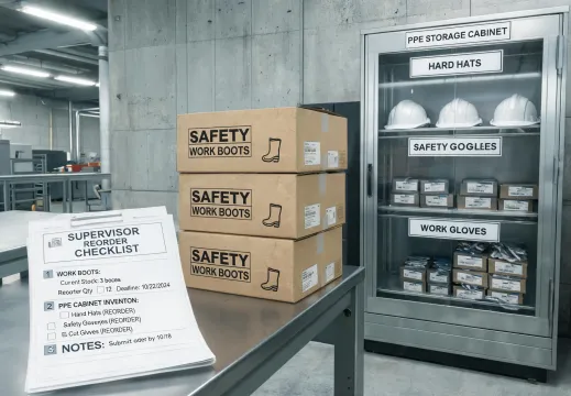Supervisor reorder checklist