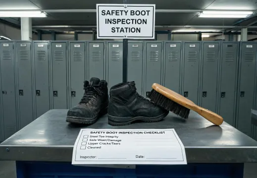 Boot inspection station